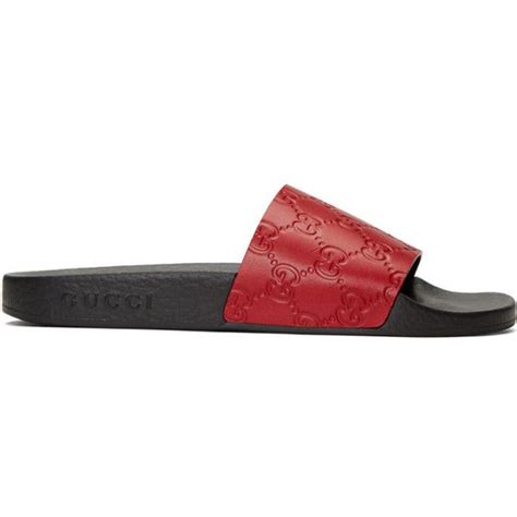 gucci red pursuit trek sandals|Designer Sandals for Women .